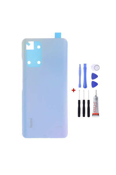 Yedcom Xiaomi Redmi Note 10 Pro Beyaz Arka Kapak Arka Cam Pil Kapağı Tamir Setli