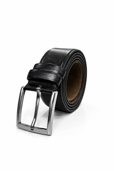 Ayhan Kundura Men's Faux Leather Belt 3.5 cm Classic