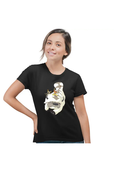 OEM Women's T-Shirt Avatar Airbender Appa Airbender Momo