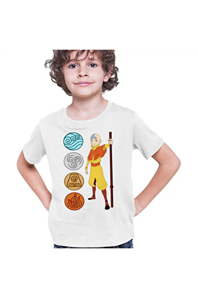 OEM Tricou Copii Baieti Avatar Airbender Cele 4 Elemente