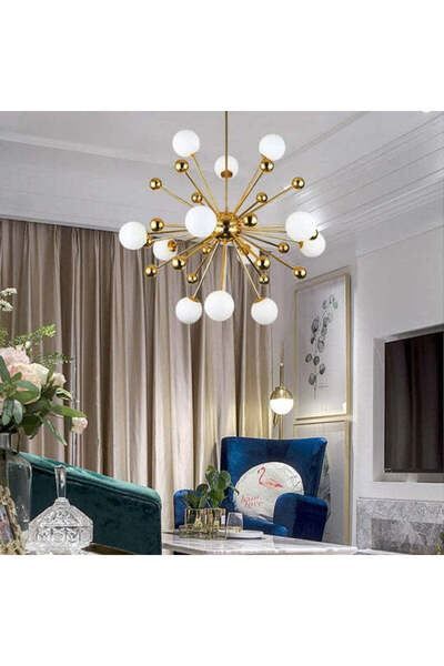 Jiju Lustra Abajur MAT Neuron GOLD