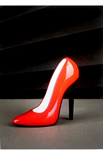 chd-store Silvio Monetti Topuklu Ayakkabı Şeklinde Siyah Kırmızı Gazlı Çakmak...