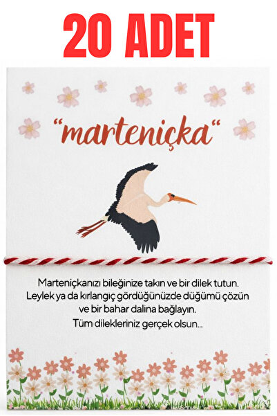 Jaida Moda Marteniçka Rope Bracelets – 20 Pieces |   Gift Wrapped & Card Incl...