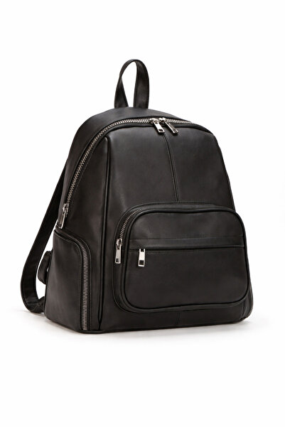 Vorin Luxe Women's Backpack Black – Zippered, Daily Use, Modern & Stylish