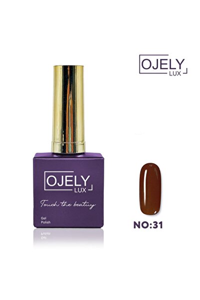 OJELY Lüx Kalıcı Oje 15 ML Turuncu ve Kahverengi Seri NO. 31