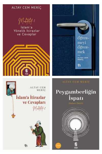 Tin Yayınları Altay Cem Meriç 4lü Set Muhtelif 1-2 Peygamberligin Ispati Ögre...