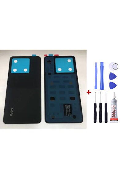 Yedcom Xiaomi Redmi Note 13 Pro 5G Siyah Arka Kapak Arka Cam Pil Kapağı Tamir...