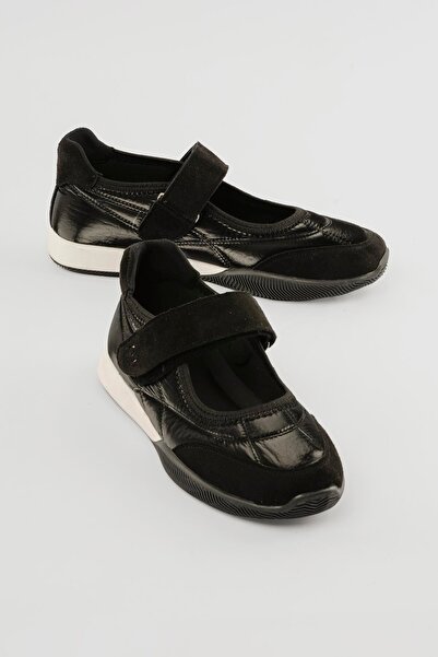 Mubiano Women's Anorak Sneaker Babet with Velcro Tape and Suede Detail in Coo...