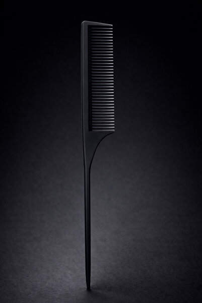 OEM Professional long-handled hair separation comb – classic black model