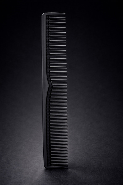 OEM Professional barber comb with mixed teeth – classic black model