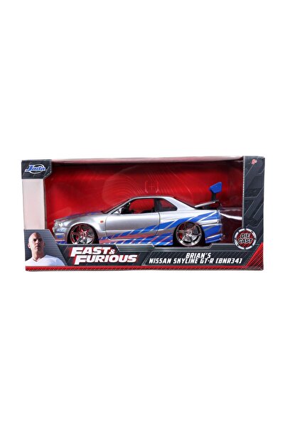 Evelise JADA FAST AND FURIOUS MASINUTA METALICA BRIANS NISSAN SKYLINE GT R SC...