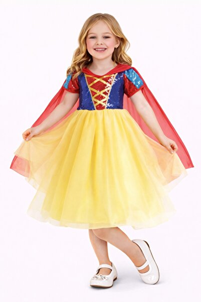 Nacar 23 Nisan 29 Ekim Gösteri Kıyafetleri Kız Çocuk Masal Temalı Pelerinli T...