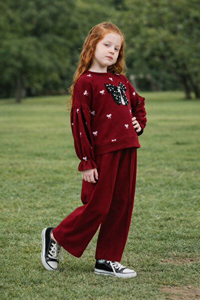 NURTOPU Komplet za devojčice Sezonsko trenerka Pamučni džersej tkanina puna S...