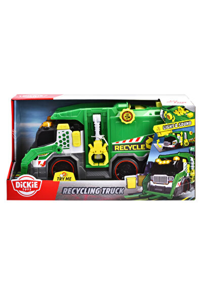 Evelise DICKIE TOYS CAMION DE RECICLARE CU LUMINI SI SUNETE 39CM