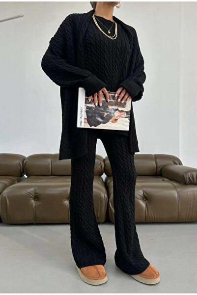 DOQU MILANO DOQU ΓΥΝΑΙΚΕΙΟ ΣΕΤ ΚΑΠΕΛΟΥ ΜΕ ΠΛΕΚΤΟ ΚΑΛΥΜΜΑ ΜΑΛΛΙΩΝ 3 ΤΕΜΑΧΙΩΝ