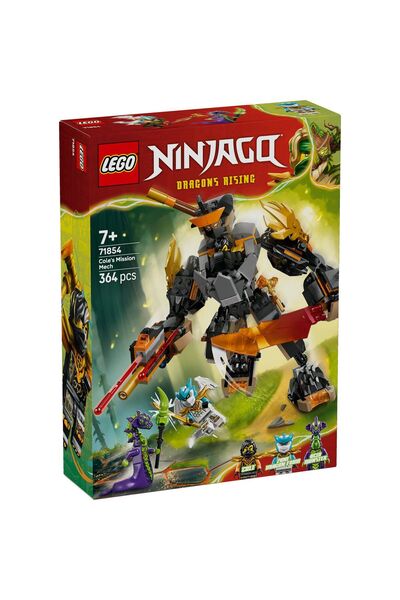 Evelise LEGO NINJAGO ROBOTUL DE MISIUNE AL LUI COLE SI DRAGONUL ZANE 71854