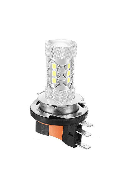 Aftermarket LED H15 cu lentilă, alb rece, 16 SMD