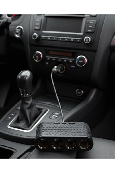 shopwave Cml 4-port cigarette lighter splitter with type-c usb and protection...