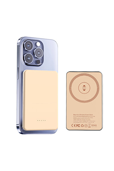 Voltres External Battery 5000mAh Qi2 15W, MagSafe, Qi2 15W Wireless & 20W Cab...