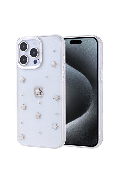 zore حافظة آيفون 15 برو ماكس بتصميم الوسادة الهوائية، غطاء شفاف لامع من نوع S...