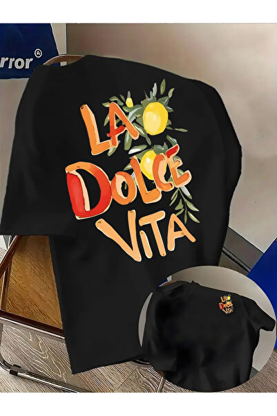 ALEYZA MODA Ειδικά τυπωμένο μπλουζάκι από βαμβάκι με λαιμόκοψη ποδηλάτου σε μ...