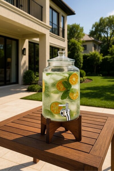 BAKIR KÖY MİEN STANDLI CAM SEBİL 3 LT