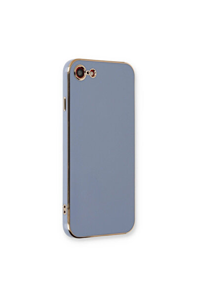 eco port iPhone 7 Case Volet Silicone - Blue