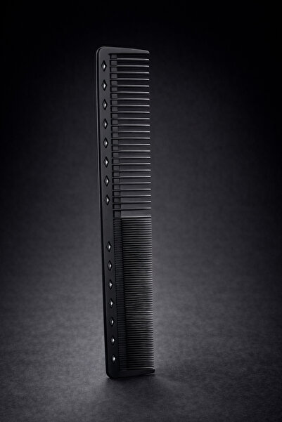 OEM Professional barber comb with double teeth – black