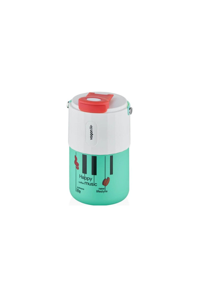 Vagonlife New Lifestyle Thermo Bottle Green Pipetli Paslanmaz Çelik Matara 40...