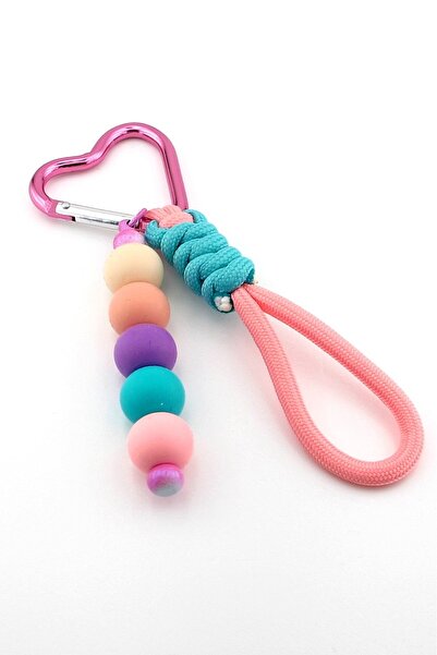 Solfera Пастелни тонове Сърце клип Ръчно изработена розова синя горна част Ча...