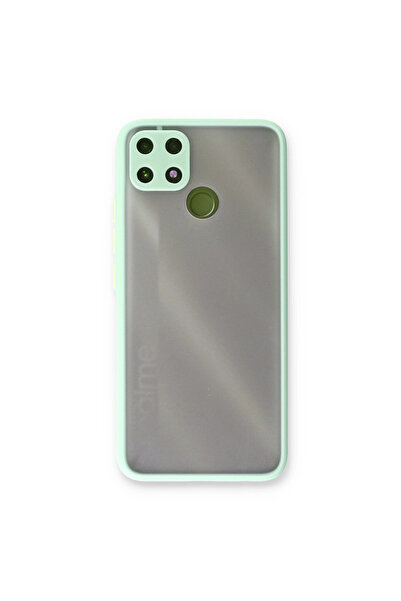 eco port جراب Realme C25 غطاء سيليكون مونتريال - تركواز