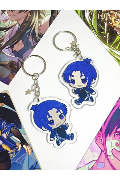 Yenaplanner Blue Lock Bag Ornament / Keychain(1 Pcs)