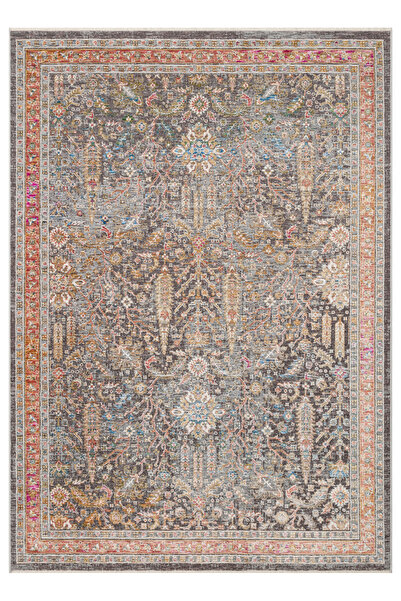 Eko Halı SOFIA SOF 01 MULTY Renkli El Dokuma Uşak Halı Desenlerine Sahip Maki...