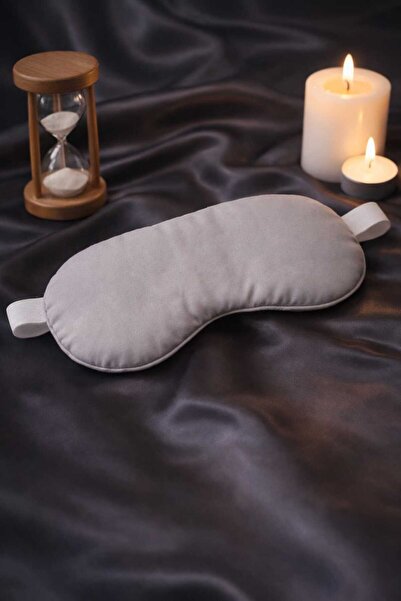 MPY GLOBAL %100 Organik Pamuk Saten Uyku Bandı , Yoga Göz Bandı