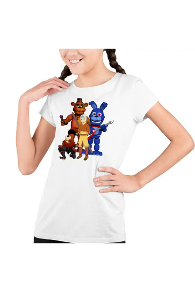 OEM Tricou Copii Fete Avatar Fnaf Freddy Last Airbender Firebender