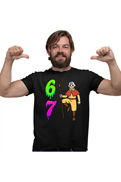 OEM Men's T-Shirt Avatar Six Seven Last Airbender 67 Shaolin Monk