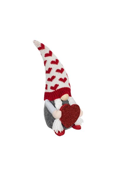 SBR Valentine's Day Gnome Figurine with Heart 30cm