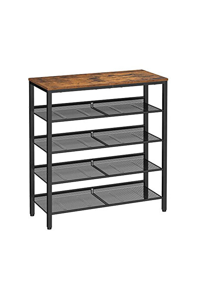 Talis Shoe rack with 5 shelves, Santo Living, 28 x 75 x 93 cm, LBS038B01, Rus...