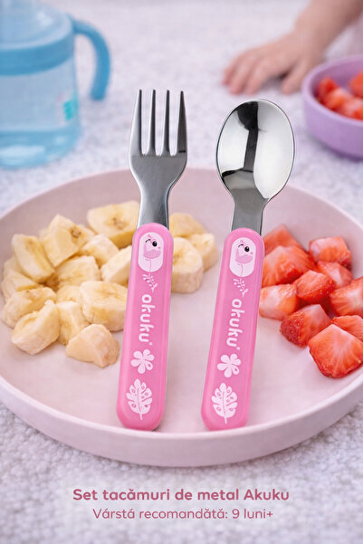 Akuku Metal cutlery set