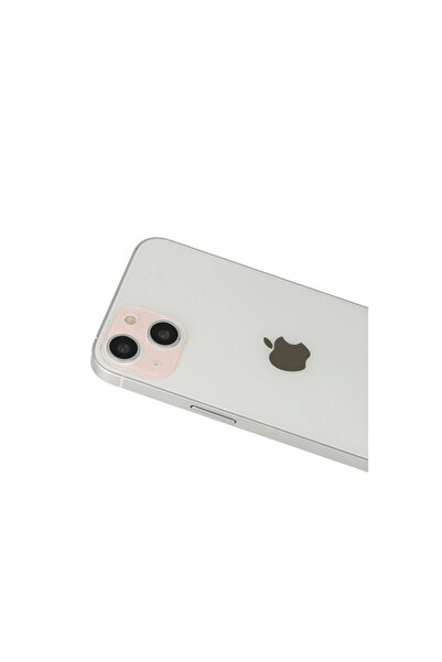 eco port Iphone 13 rainbow camera lens protection glass - rose gold
