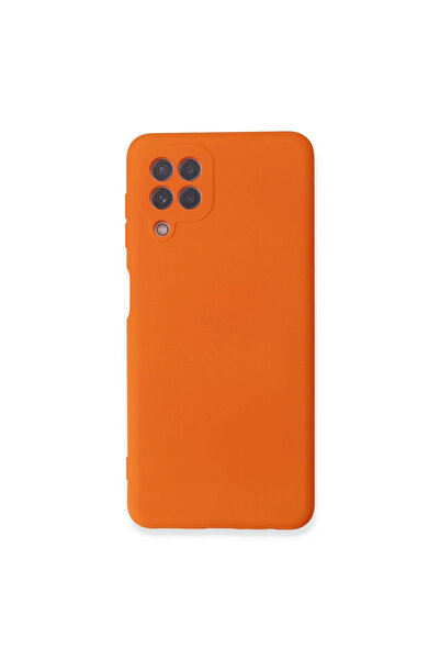 eco port Samsung Galaxy A22 Case Nano Velvet Silicone Inside - Orange