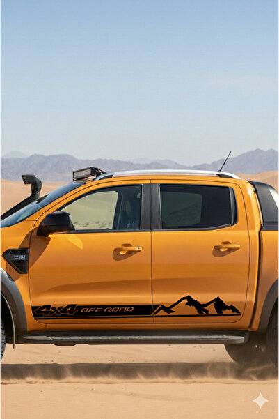 Yalıgraf Reklam Tabela مجموعة ملصقات الأبواب الجانبية ذات النمط الجبلي للطرق ...