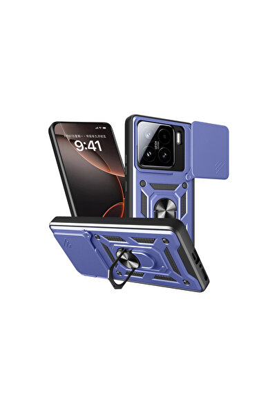 eco port Mi 15 case with pars lens ring - navy blue