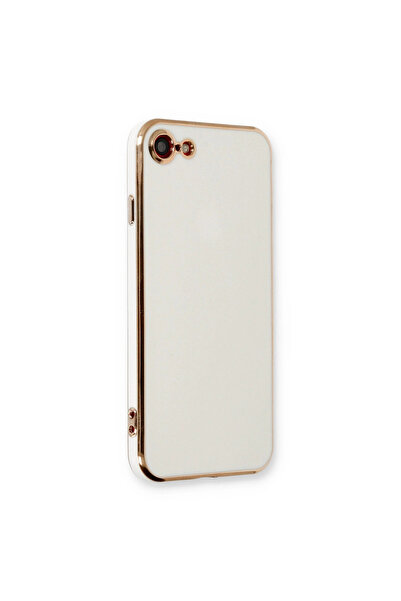 eco port غطاء سيليكون لفليت لجهاز iPhone 7 - أبيض