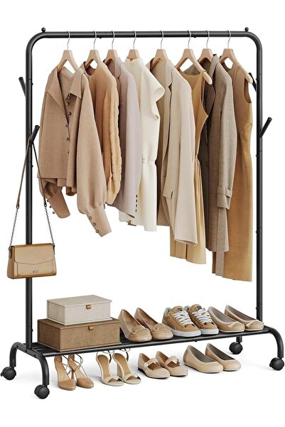 Talis Santo Living Black coat rack 103.5x39x155 cm