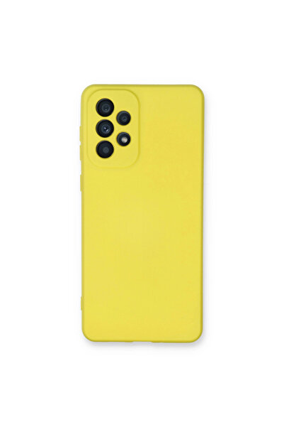 eco port Samsung galaxy a73 5g case nano inner velvet silicone - yellow