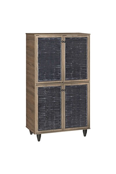 Talis Ντουλάπι παπουτσιών Ronan Χρώμα καρυδιάς 70,5x35x122cm