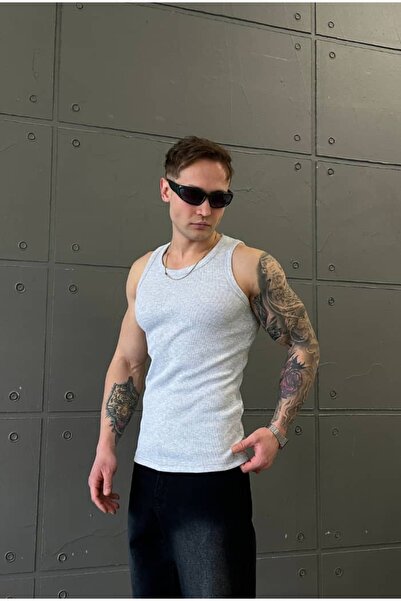 cezstudio Cez Premium Basic Tank Top Ribbed Undershirt