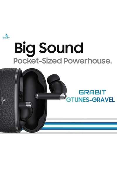 Grabit GTUNES-GRAVEL True Wireless Earbuds – ANC, 13mm HD Sound, 20H Playback...