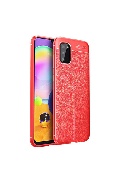 eco port Samsung Galaxy A02S Case Auto Focus Cover - Red